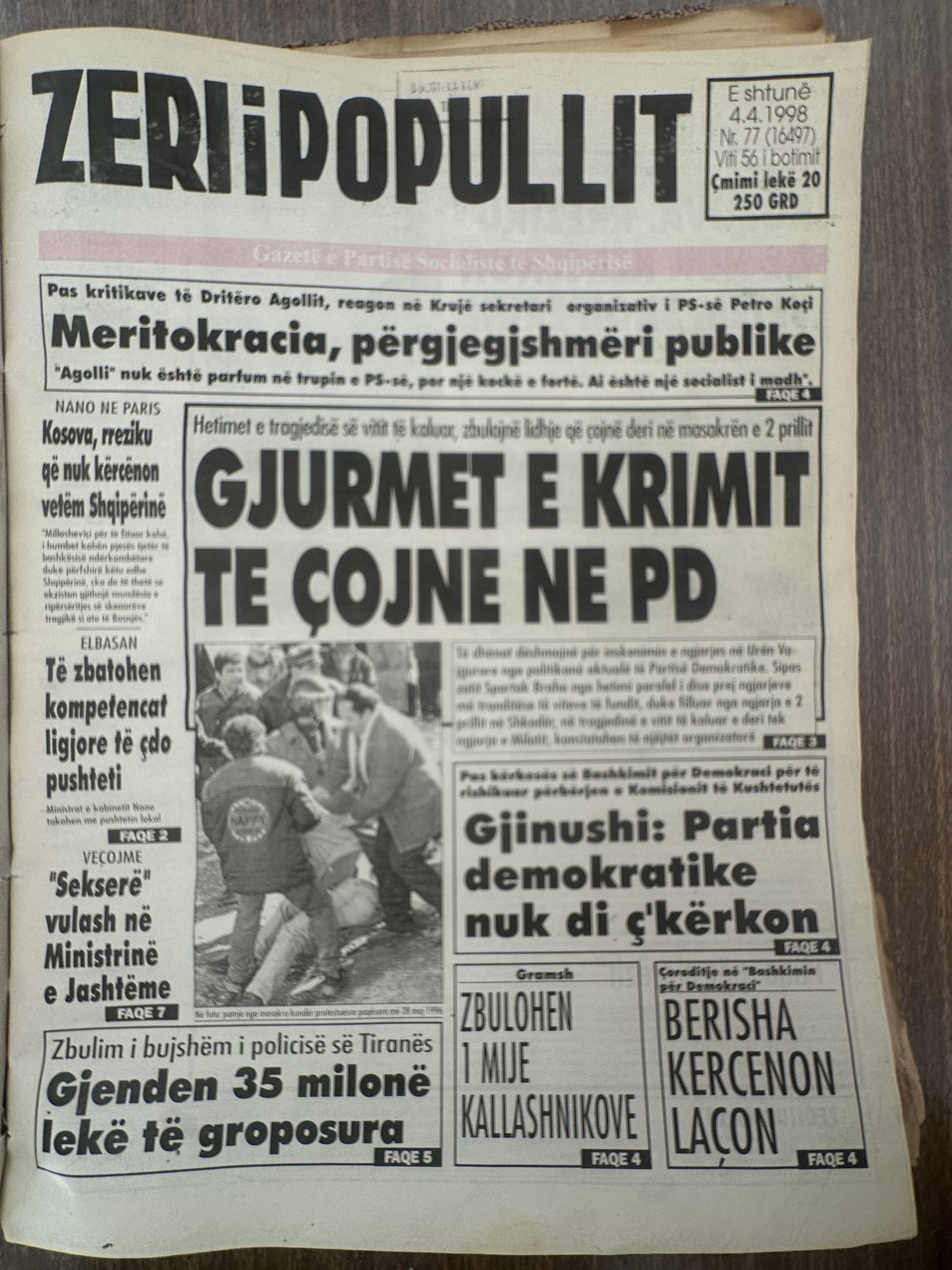 Zëri i Popullit 1998-04-04